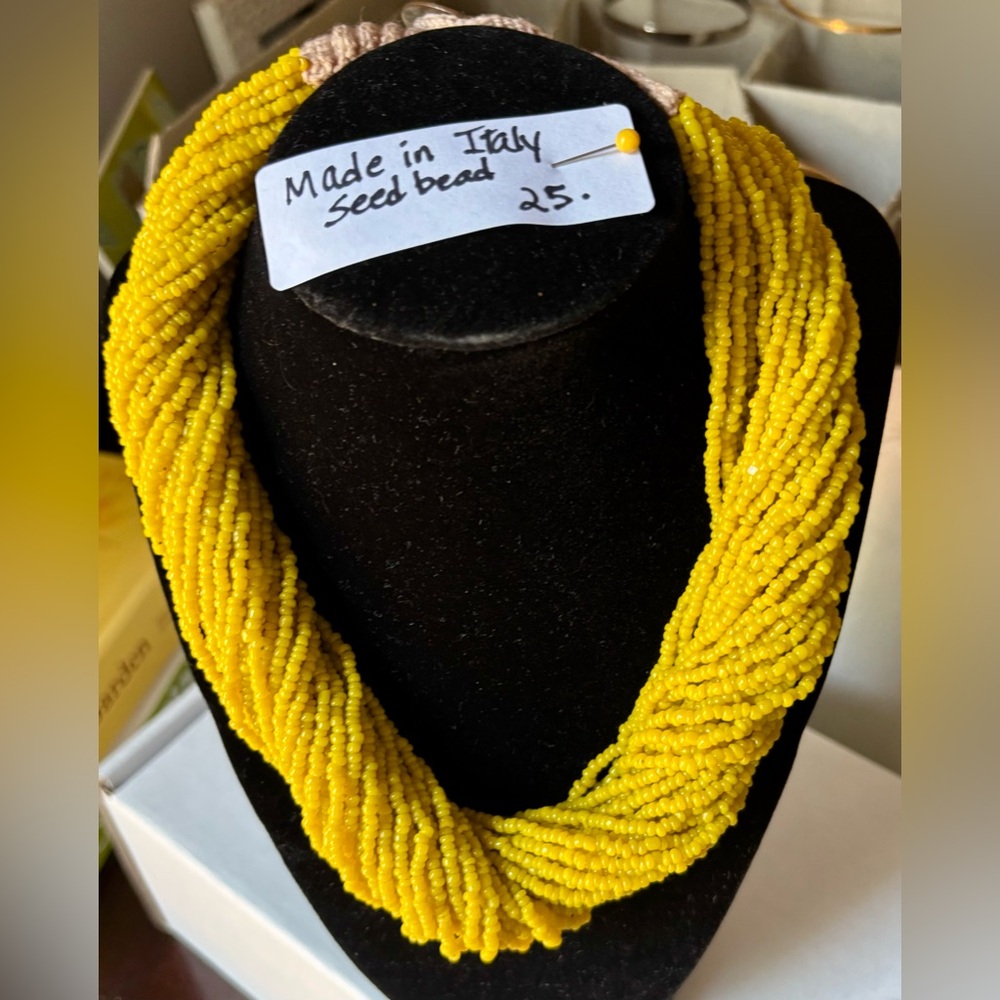 Made in Italy Italian Seed-Beaded Necklace